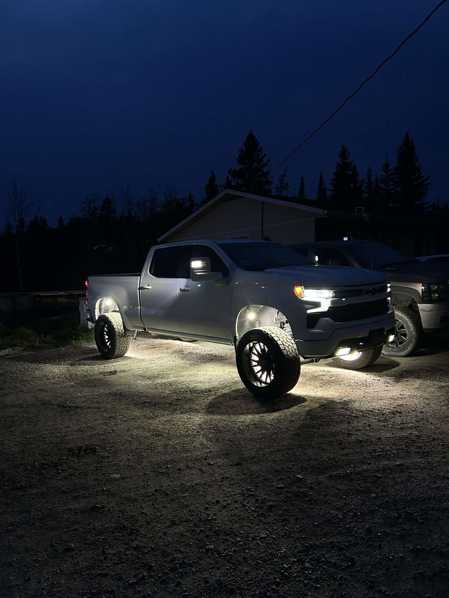 5 Row Pure White Wheel Lights Kit
