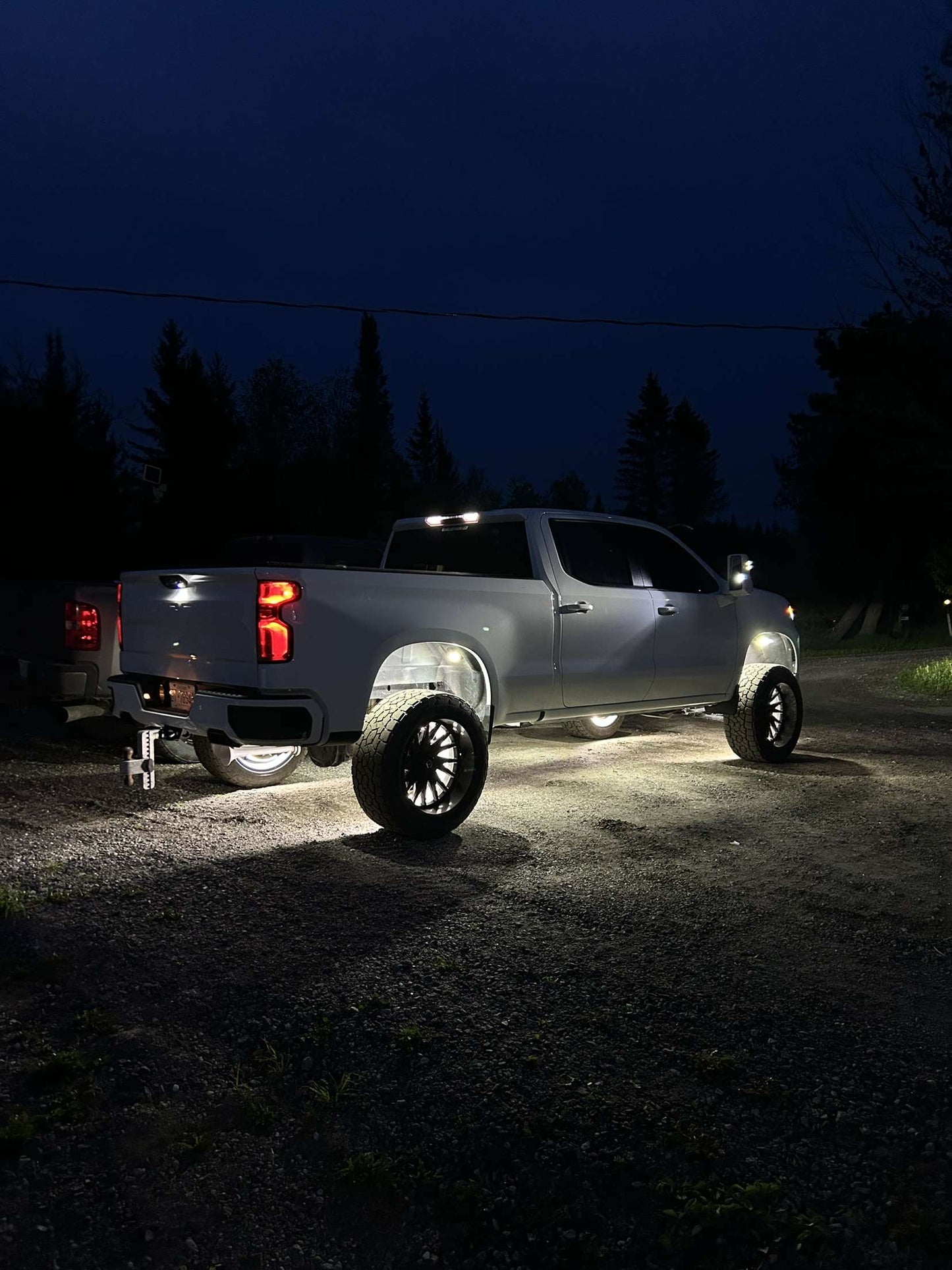 5 Row Pure White Wheel Lights Kit