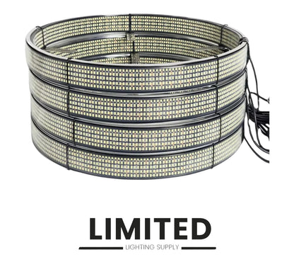 10 Row Pure White Wheel Lights Kit