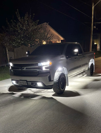 108LED Pure White rock Light Kit