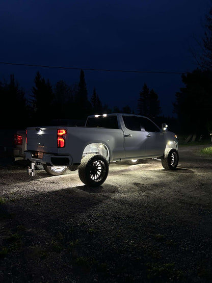 5 Row Pure White Wheel Lights Kit